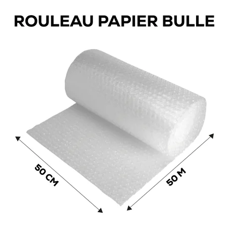 Rouleau De Papier Bulles 50 cm x 50 m