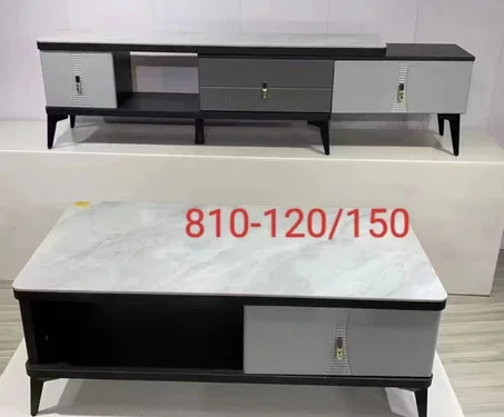 Ensemble table tv et table basse