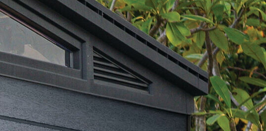 Cortina Graphite Medium Storage Shed - 7x7 Shed - Keter US