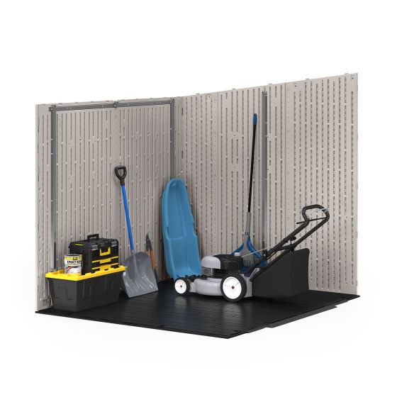 Modernist® 8 ft. x 7 ft. Dual Barn Door Storage Shed