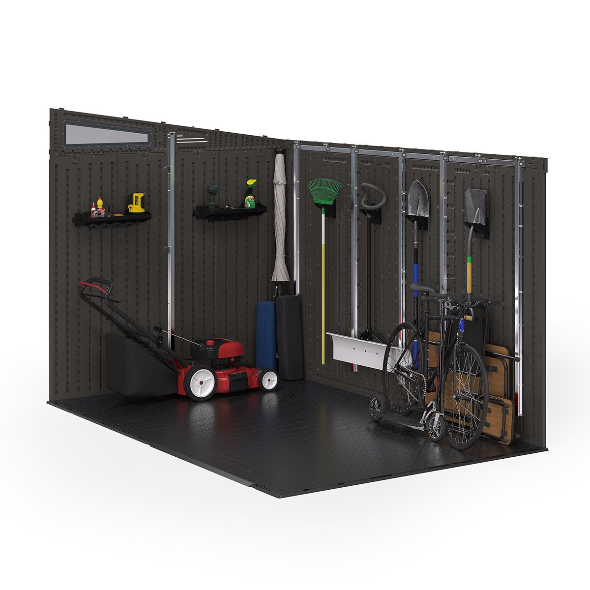 Modernist® 10 ft. x 7 ft. Sliding Door Storage Shed