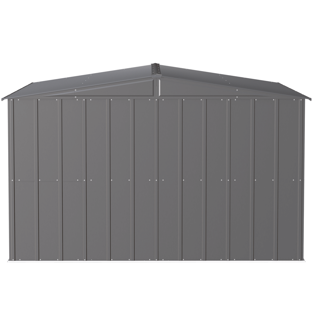 Arrow Classic Steel Storage Shed, 10 ft. x 12 ft., Charcoal