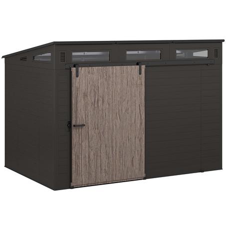 Modernist® 10 ft. x 7 ft. Sliding Door Storage Shed