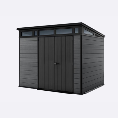 Cortina 9x7 Storage Shed - Graphite