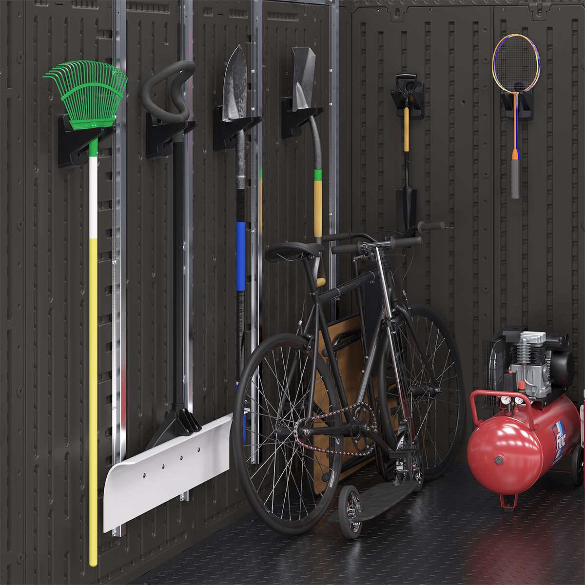 Modernist® 10 ft. x 7 ft. Sliding Door Storage Shed