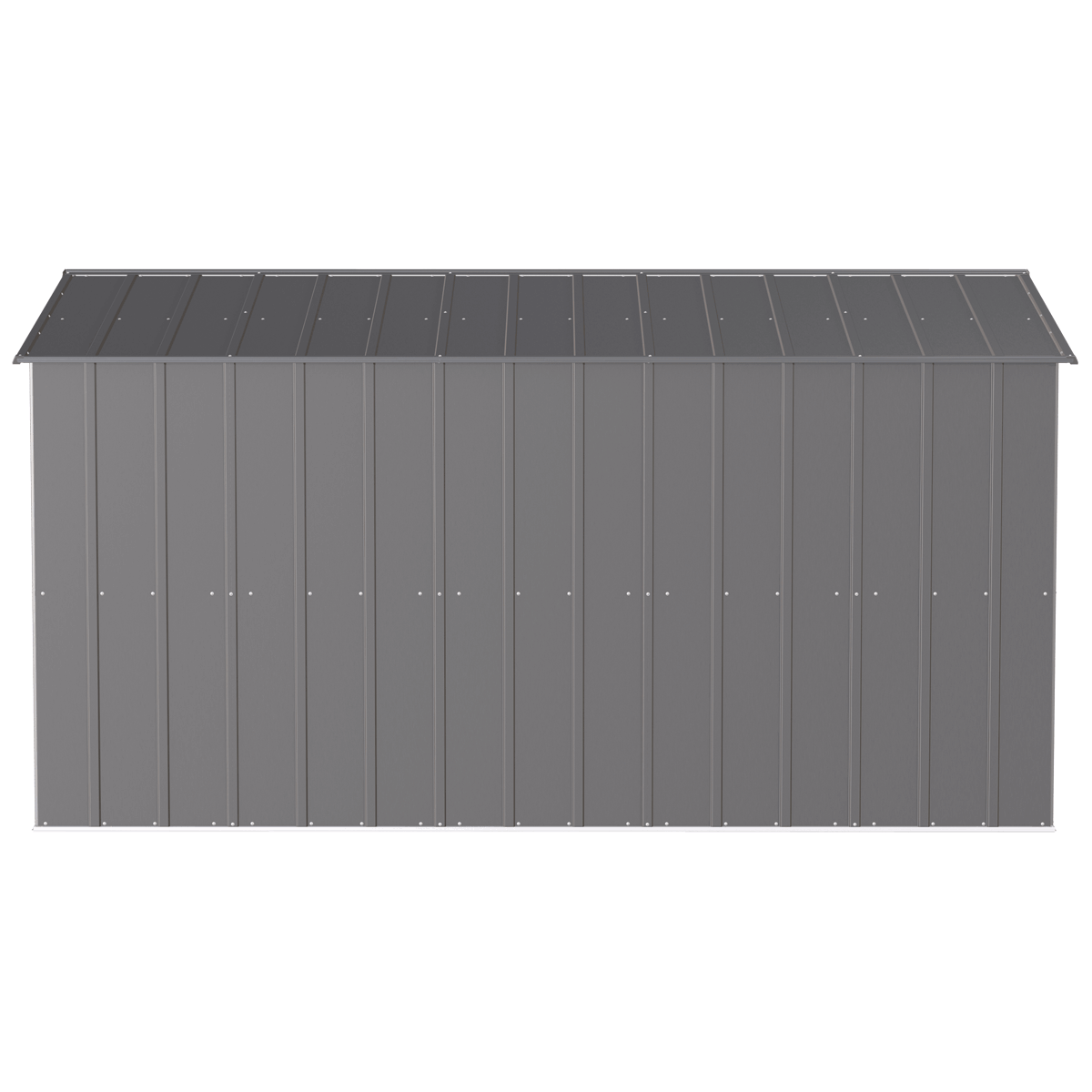 Arrow Classic Steel Storage Shed, 10 ft. x 12 ft., Charcoal