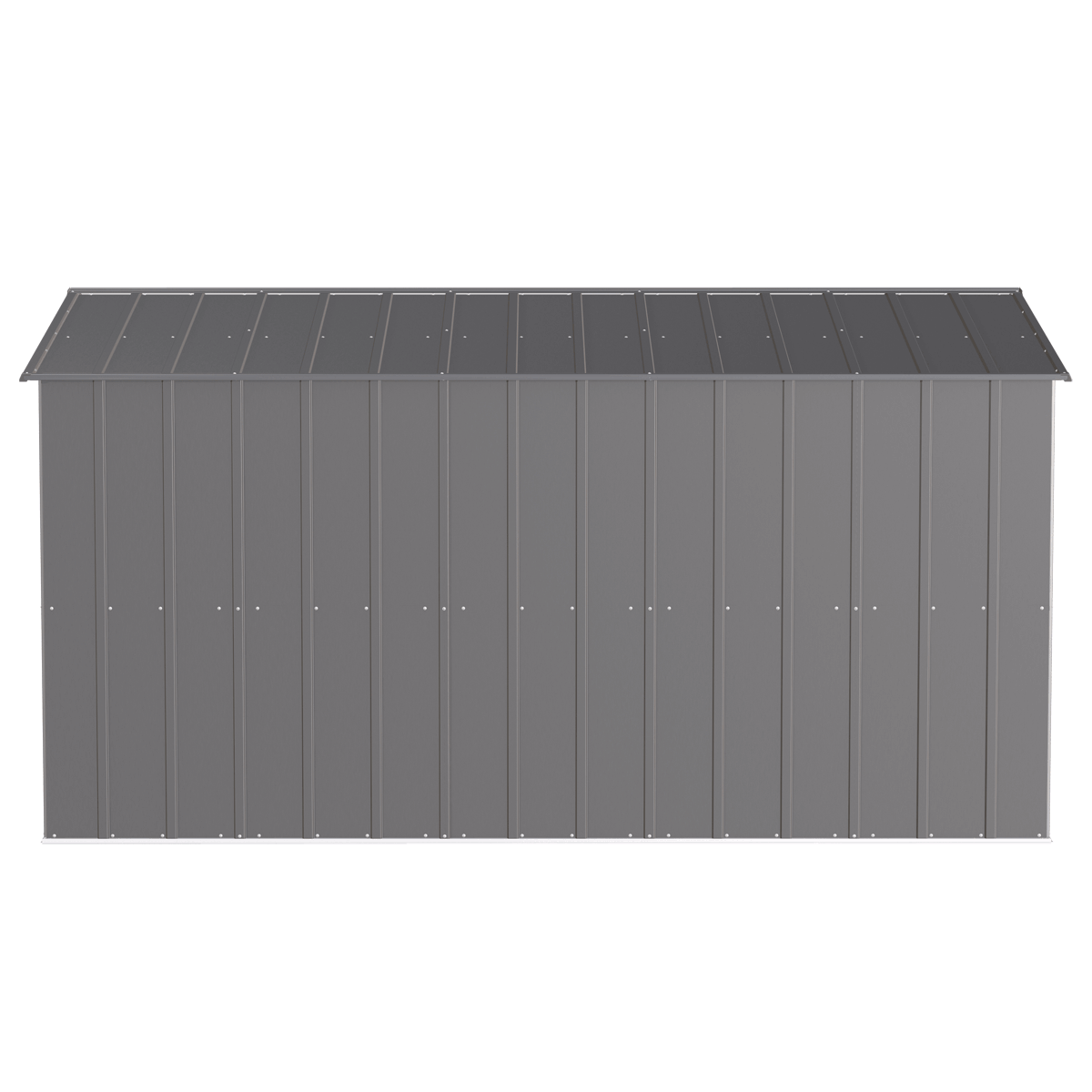 Arrow Classic Steel Storage Shed, 10 ft. x 12 ft., Charcoal
