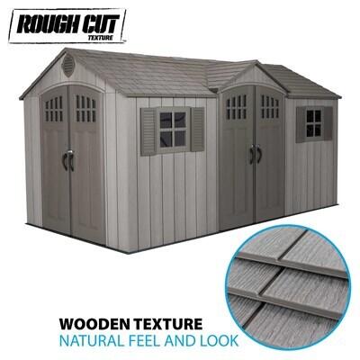 Lifetime 15 Ft x 8 Ft Outdoor Storage Shed