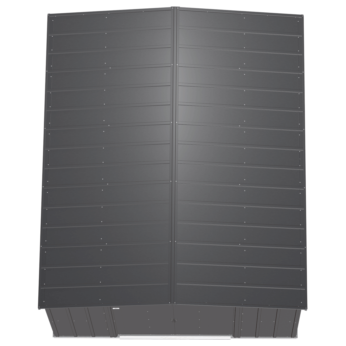 Arrow Classic Steel Storage Shed, 10 ft. x 12 ft., Charcoal