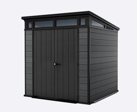 Cortina 7x7 Storage Shed - Graphite