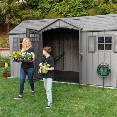 Lifetime 15 Ft x 8 Ft Outdoor Storage Shed