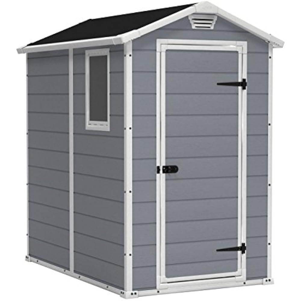 Keter Manor 4x6 Resin Outdoor Storage Shed Kit