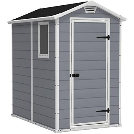 Keter Manor 4x6 Resin Outdoor Storage Shed Kit