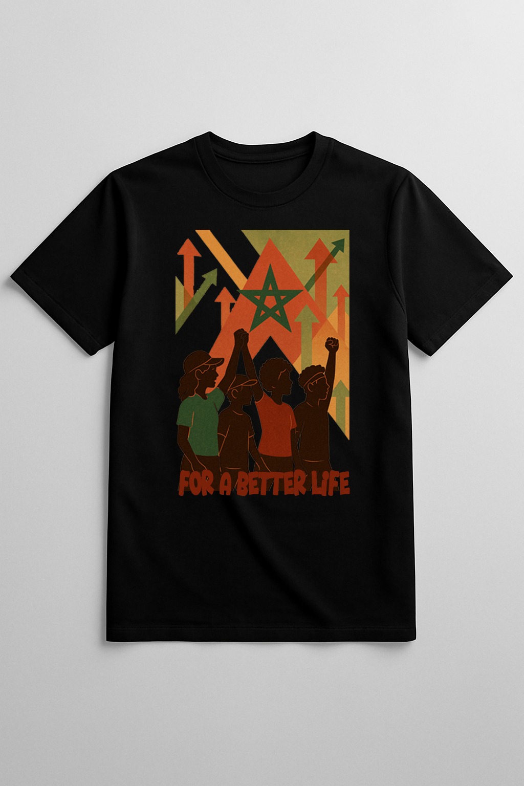 T-shirt 'For a better life'