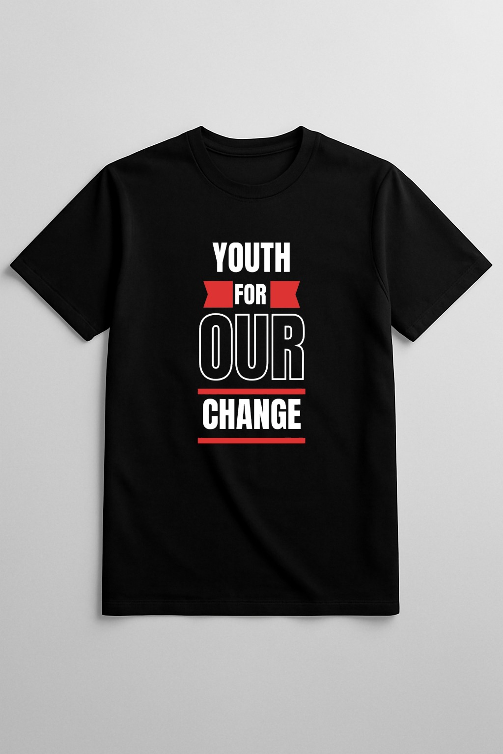 T-shirt 'Youth for our change'
