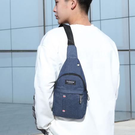 Sac à bandoulière chic, multifonctionnel, étanche avec chargeur USB