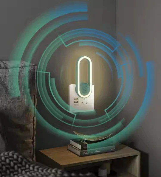 Répulsif Ultrasonique Multifonction – Anti-Moustiques & Anti-Nuisibles avec Veilleuse Intégrée