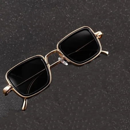 Lunettes de Soleil Premium Doré Mat – Style Moderne & Confort Absolu