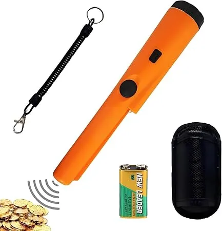 Détecteur de Métaux Portable GP-Pointer – Haute Sensibilité 360°, Étanche, avec Holster et Batterie Incluse