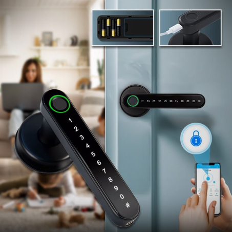 قفل باب ذكي بلوتوث — أمان حديث وراحة بلا حدود