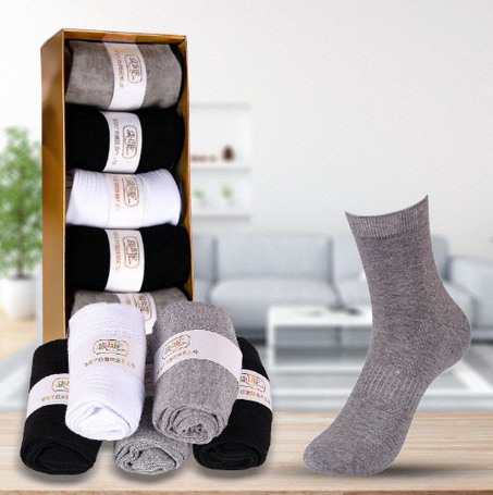 جوارب قطنية رجالية (5 قطع) — راحة وأناقة تدوم طوال اليوم