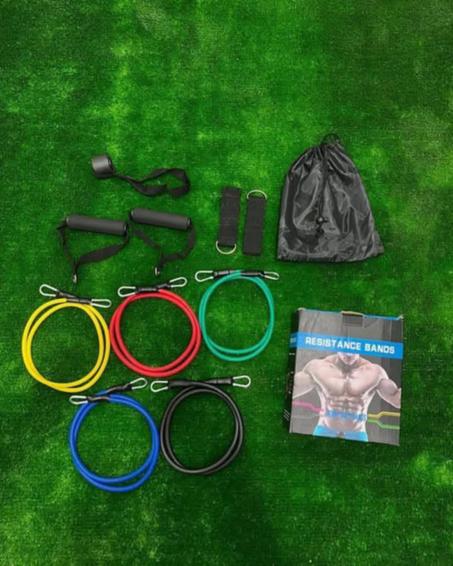 حبال المقاومة الرياضية 11 قطعة