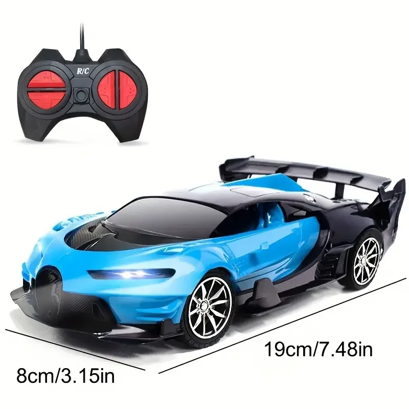 1pc Remote Control Car 1:24 Forward Light-up Car Model Toy