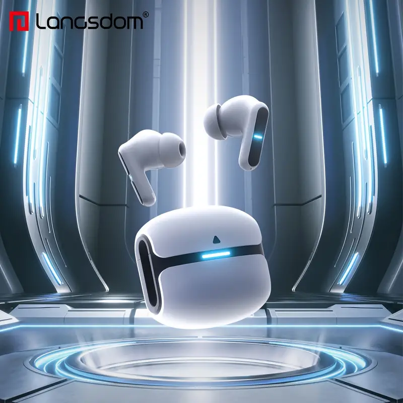 Langsdon THETA PRO True Wireless Headphones 45ms Low Latency EMC Noise Reduction Games/Music/sports/in-ear Headphones Available For Android And IOS.