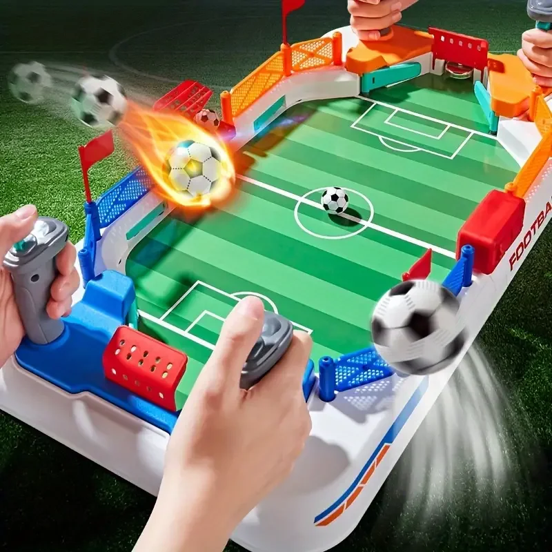 Mini Foosball Table Game, Small Billiards Tabletop Fun For Family Party Night Travel Days Birthday Gift