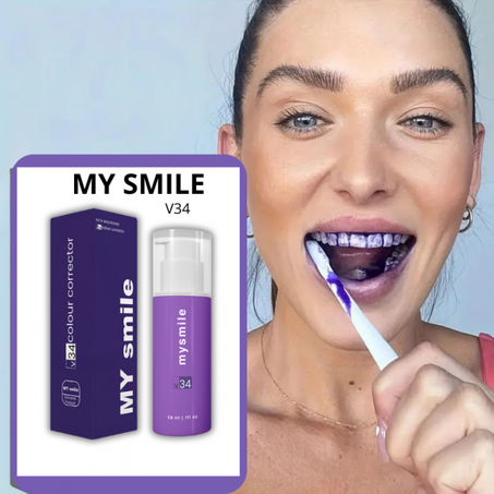 معجون الأسنان الأرجواني