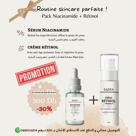 Pack Niacinamide + Rétinol