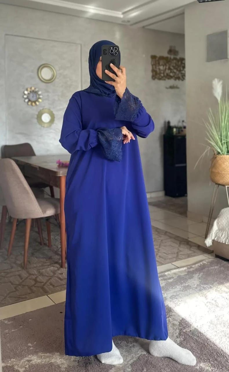 robe de prière avec hijab intégré