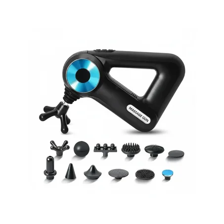 12 رأس مسدس مساج العضلات الذكي