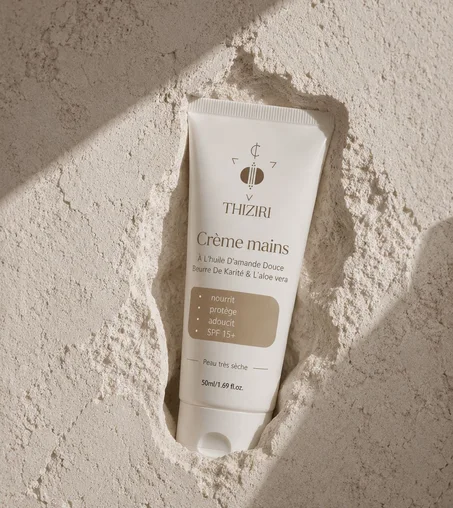 CREME MAINS A HUILE D'AMANDE DOUCE BEURRE KARITE& L'ALOE VERA SPF15+