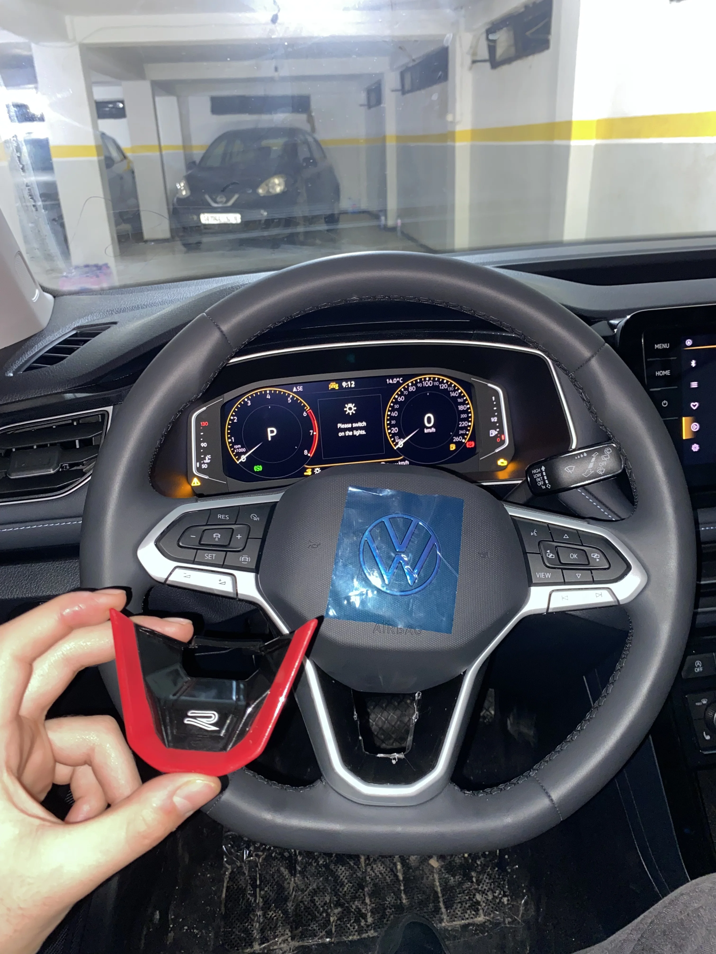Accessoire R-Line  Pour Volant Volkswagen