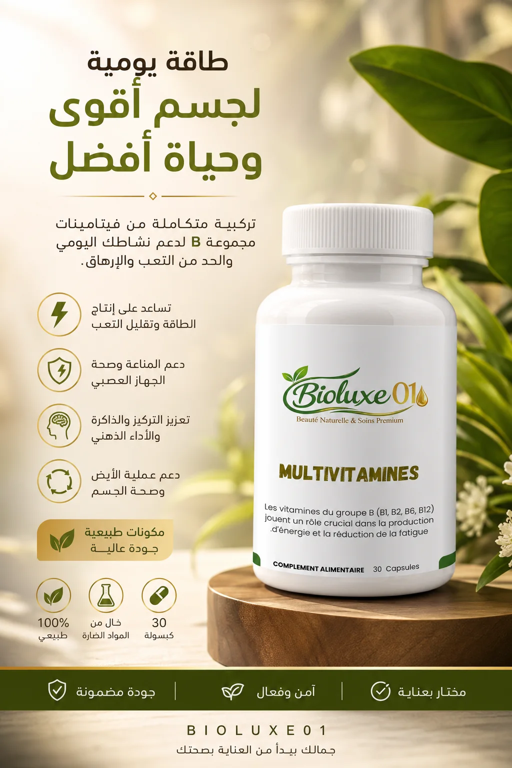 مكمل متعدد الفيتامينات-MULTIVITAMINES