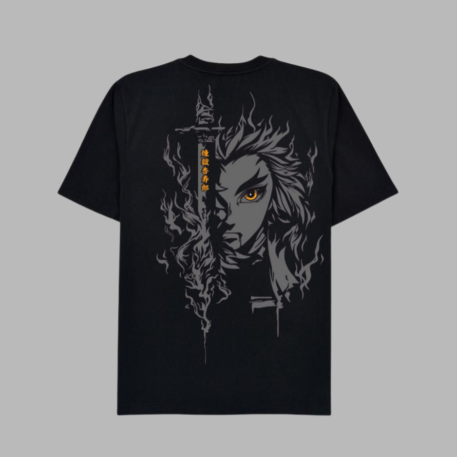 Demon Slayer : Kimetsu no Yaiba Rengoku Kyojuro T-shirt à manches courtes