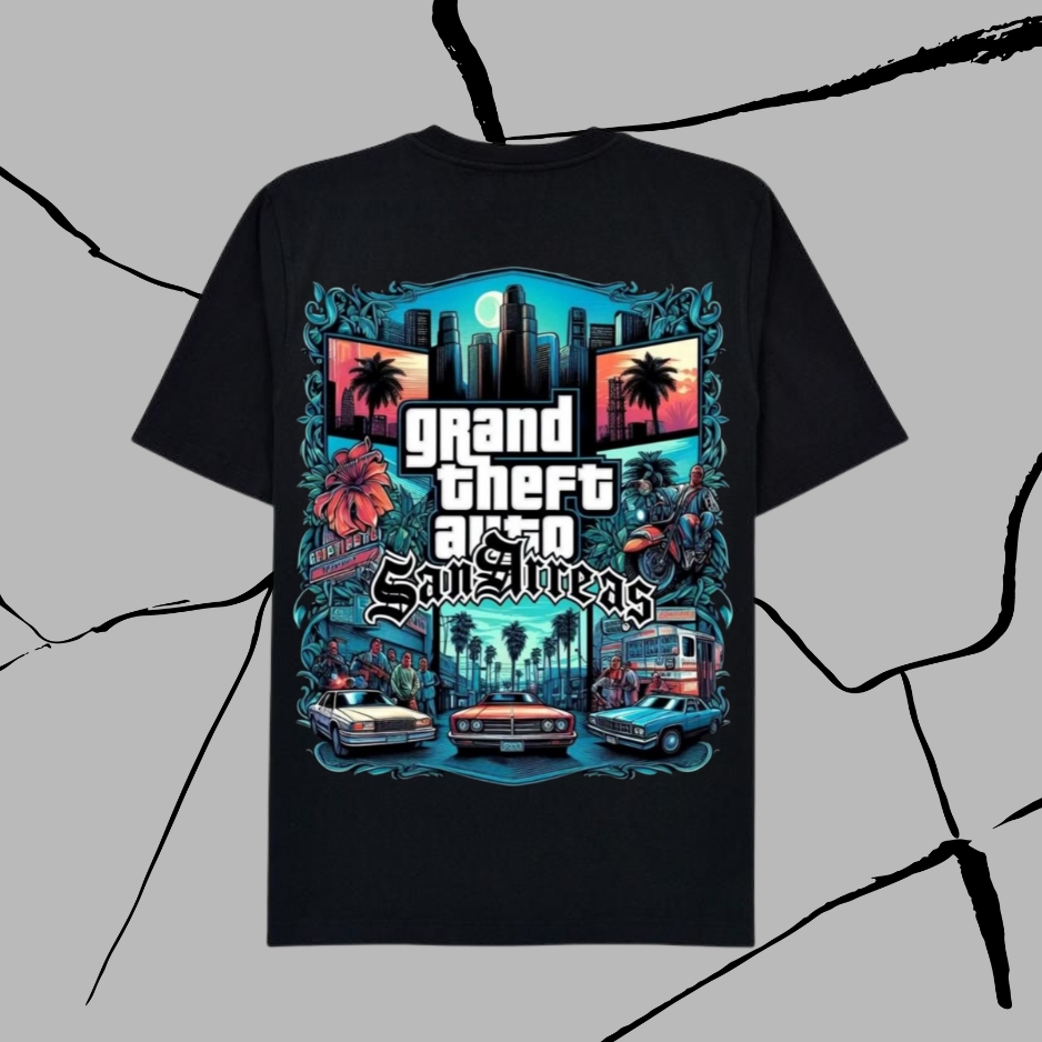 Playera De Gta San Andreas T SHIRT