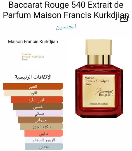 BACCARAT ROUGE EXTRAIT DE PARFUM