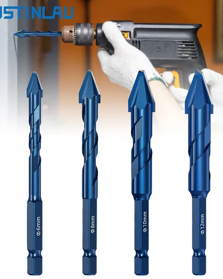 مجموعة رؤوس الحفر علية القوة 4 أحجام