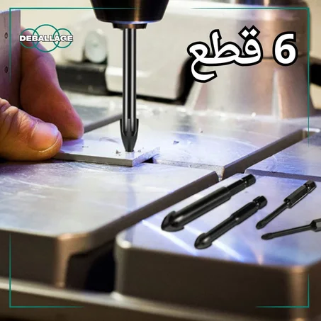 المثاقب عالية القوة للزجاج والبلاط رأس مثلث