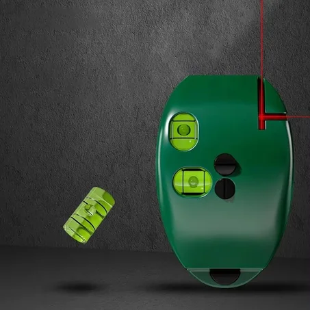 🛠️ Laser Level Pro – ميزان ليزر محمول بخطين عمود وأفقي