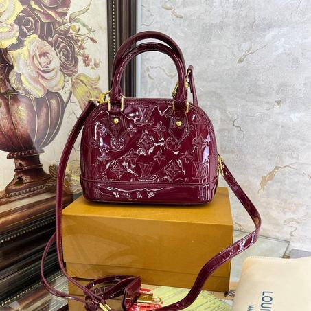 Sac LOUIS VUITTON Alma BB Vernis "Rouge"