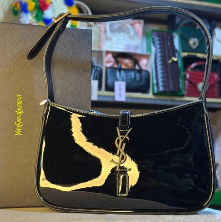 Sac YSL Le 5 à 7 Brillant "Noir"