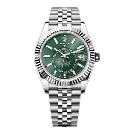 ROLEX SKY-DWELLER 336934 GREEN MINT JUBILÉE