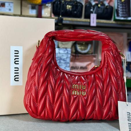 Sac MIUMIU Hobo Wander "Rouge"