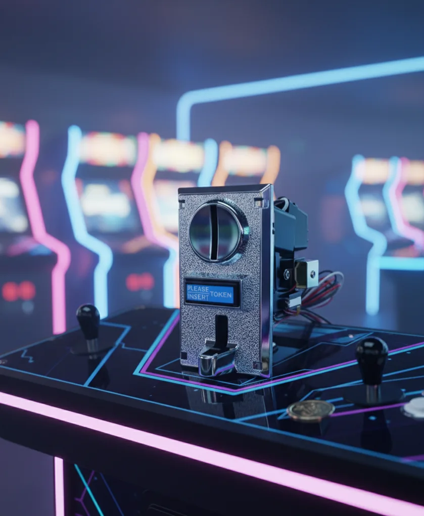 Accepteur des pieces de monais