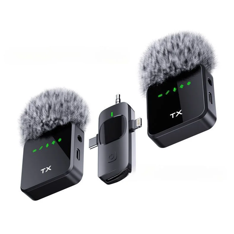 Mini Microphone Lavalier Sans Fil Double (Kit Mobile TX)