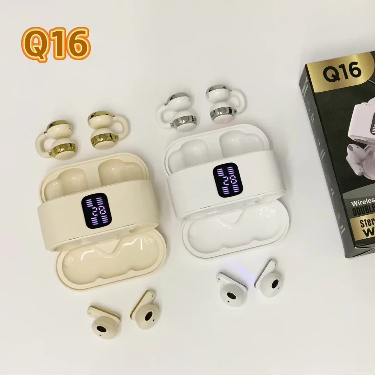 Écouteurs Sans Fil Q16 2-en-1