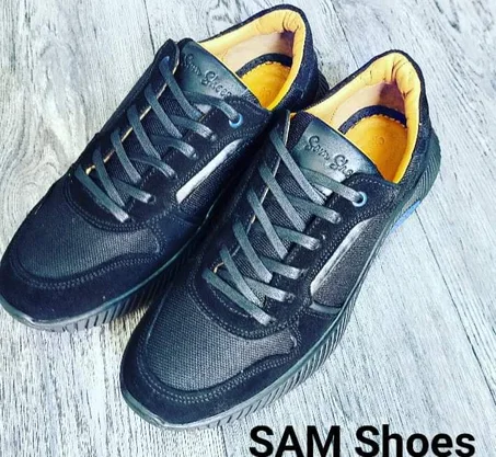 Espadrilles en vrai cuir dain